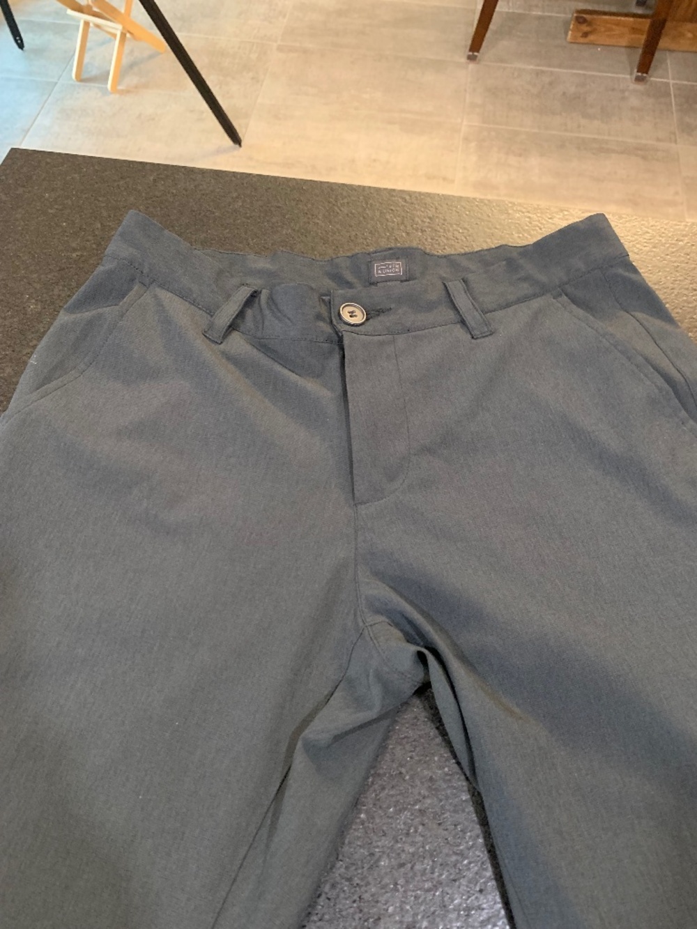 14th & Union Men's Pants Size 31 x 32 Dark Grey